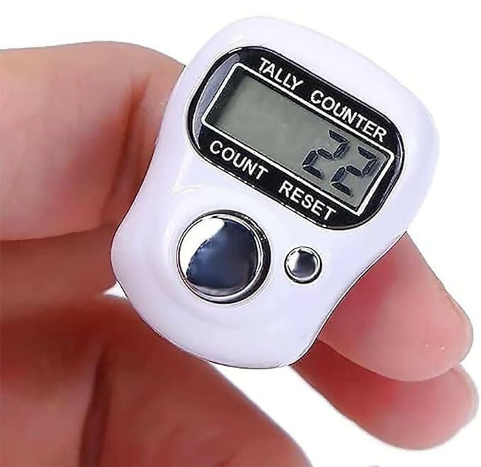 Digital finger tally counter lcd 5 digit click counter Anything