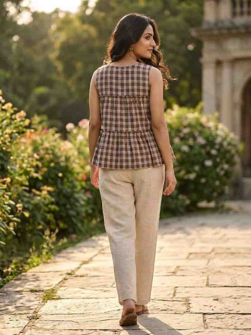 Comfortable linen cotton coord set full view