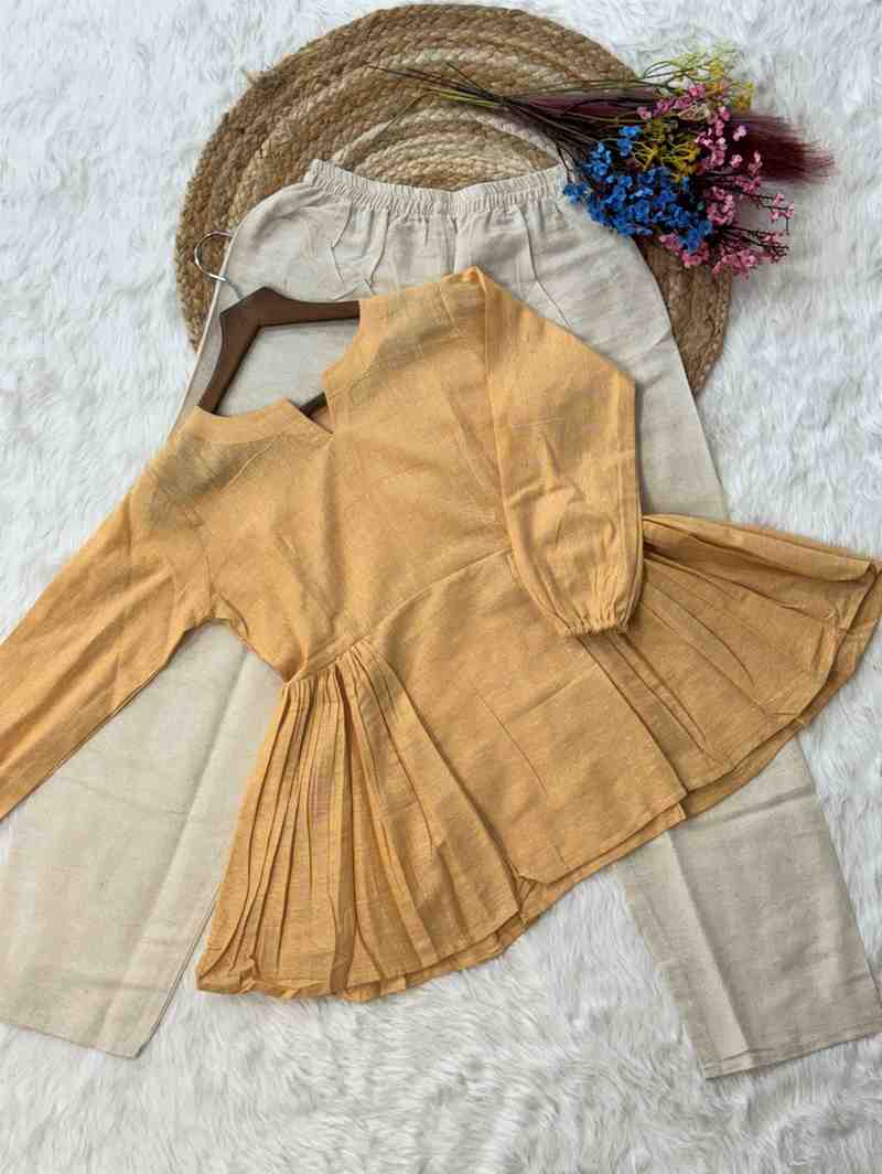 Women stylish linen cotton casual outfit