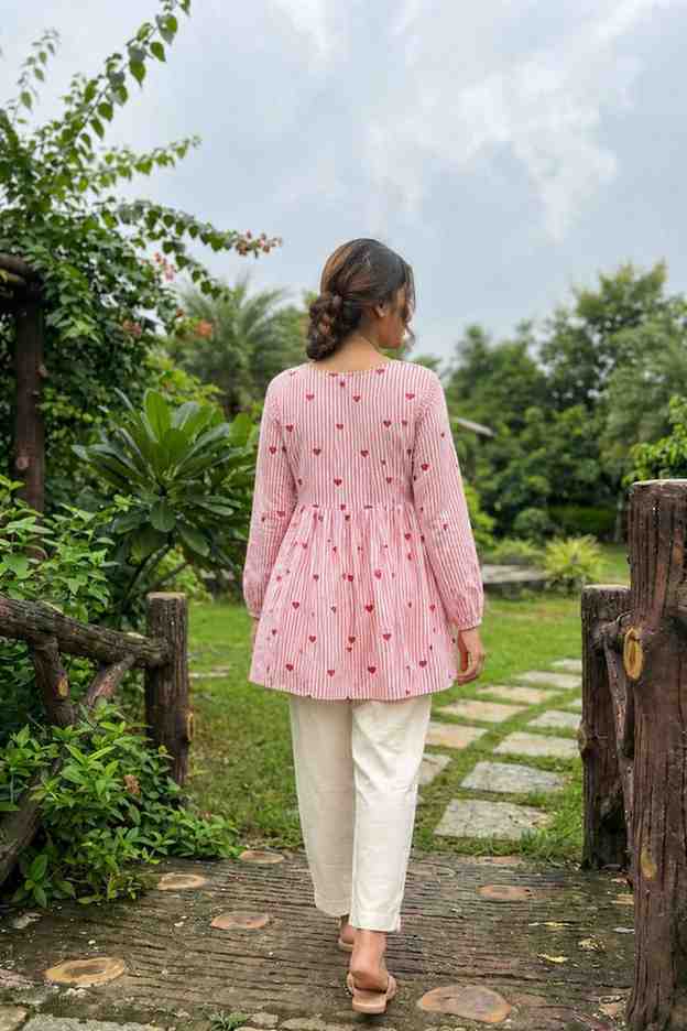 Fashionable women cotton coord outfit design