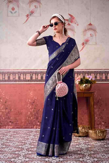Designer printed saree elegant festive collection