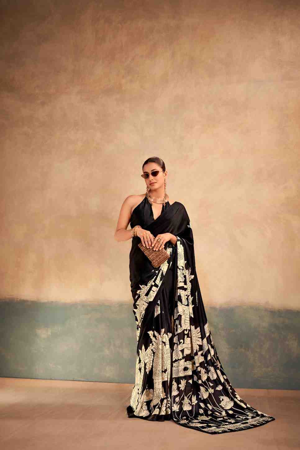 Festive party wear saree elegant design