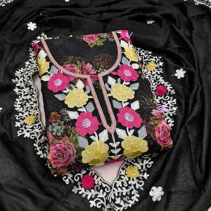 Digital printed Simmer Cotton ethnic suit set