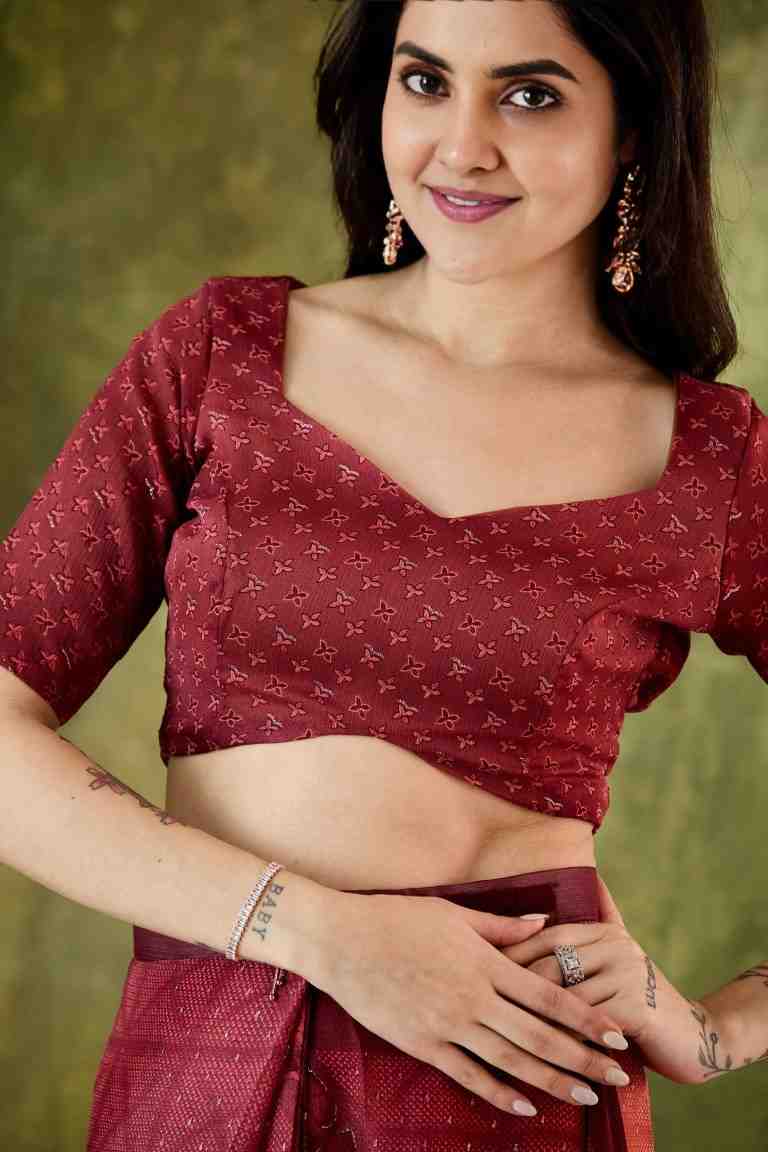 Chiffon Saree with Designer Print