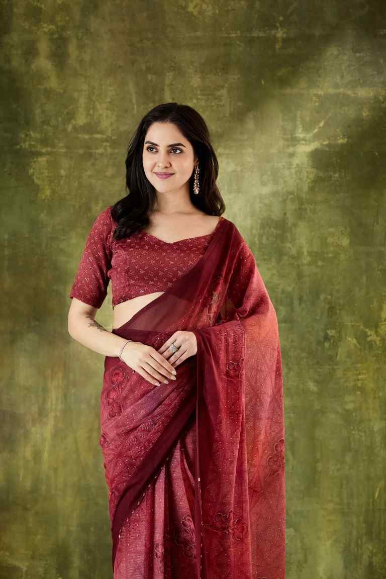 Chiffon Ready to Wear Party Saree
