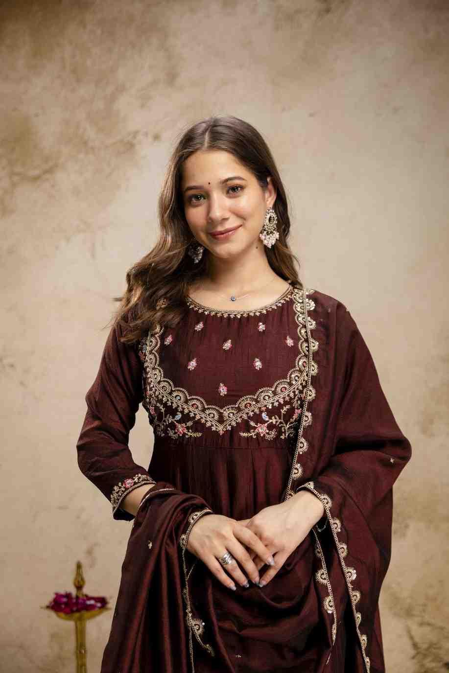 Festive Wear Vichitra Silk Suit