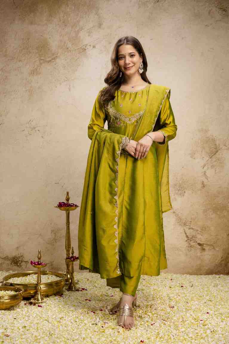 Premium Vichitra Silk Suit