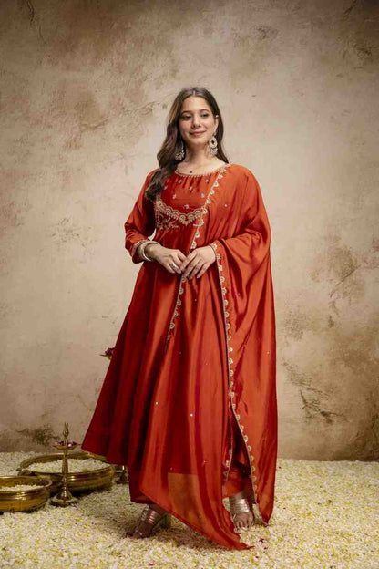 Party Wear Vichitra Silk Suit
