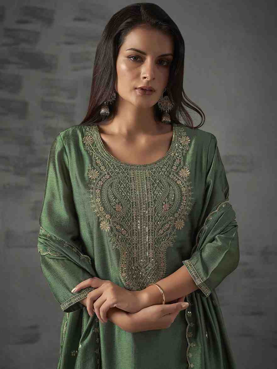 Designer Embroidered Suit Set