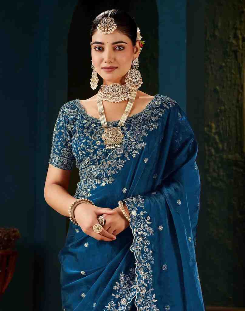 Women's Fendy Satin Saree
