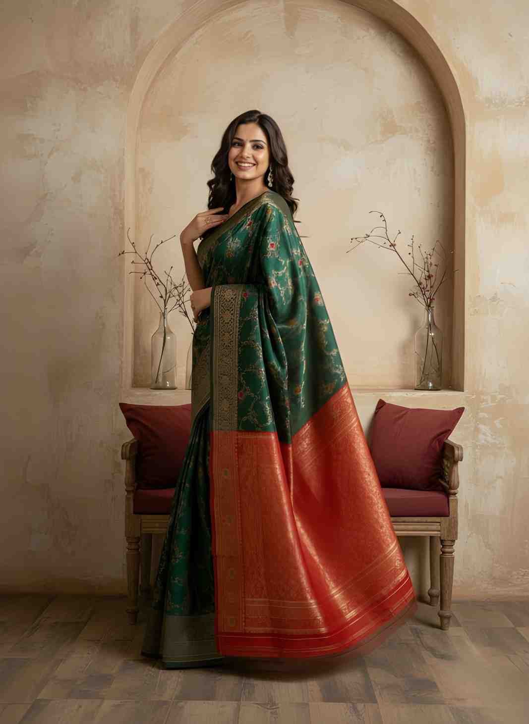 Premium Art Silk Traditional Saree