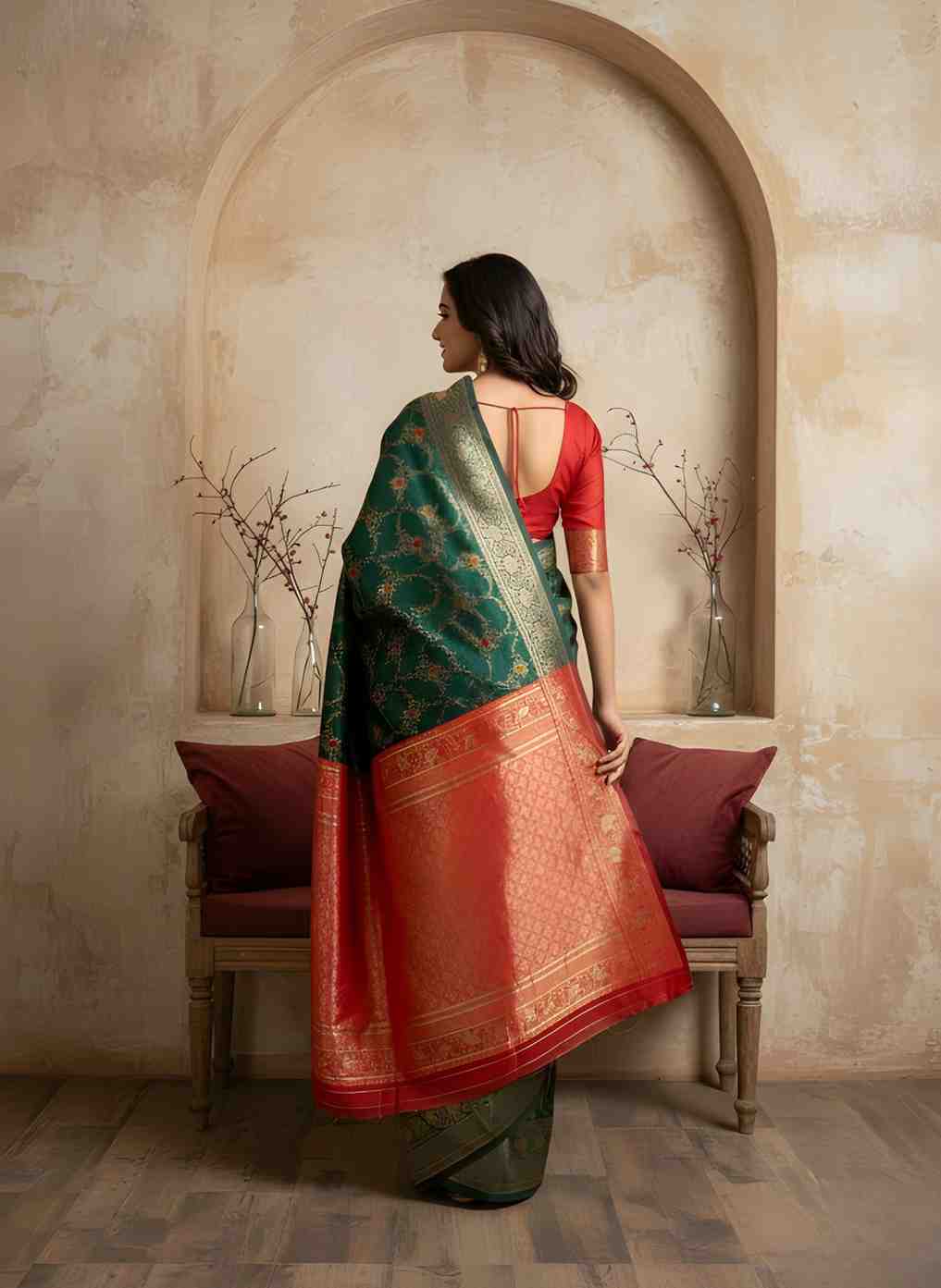 Designer Ethnic Art Silk Saree