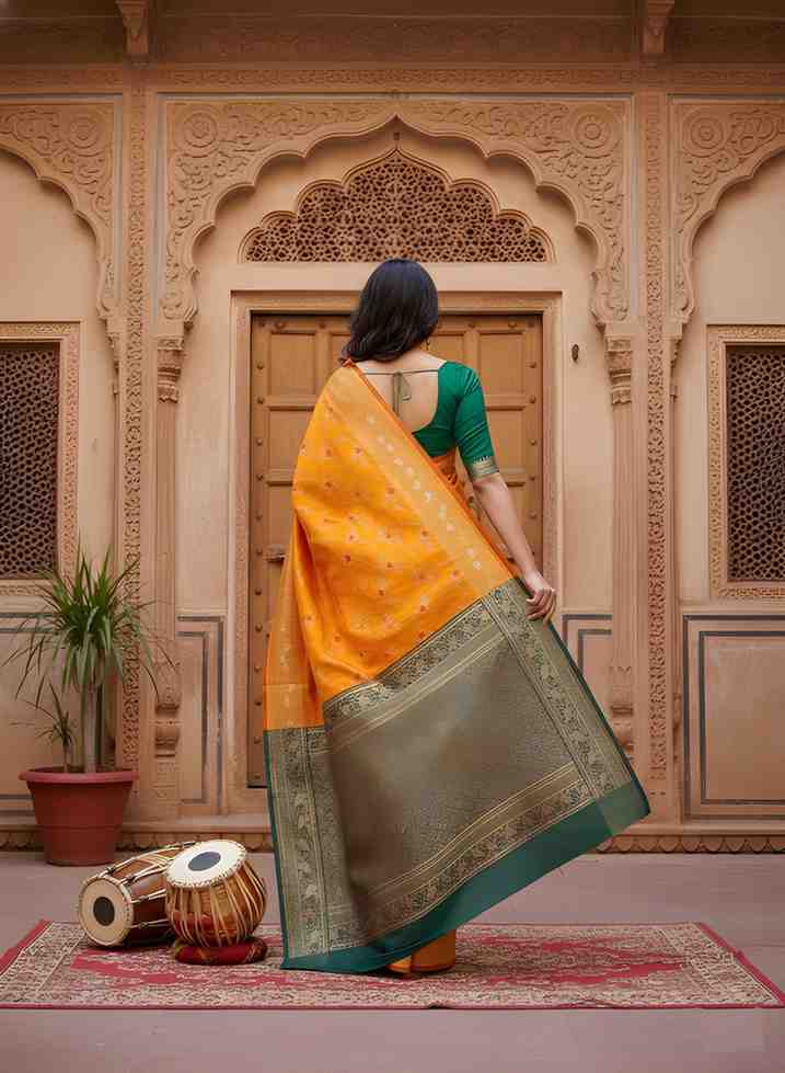 Party wear Art Silk saree with premium Jacquard weaving