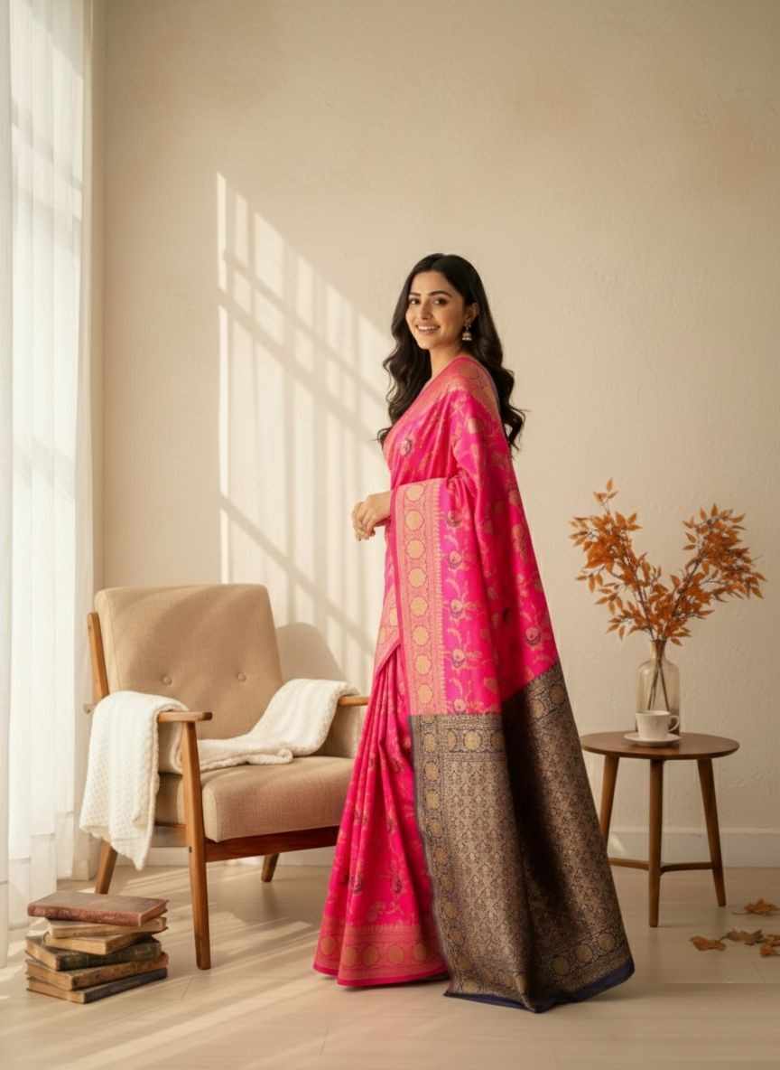 Festive Wear Woven Silk Saree