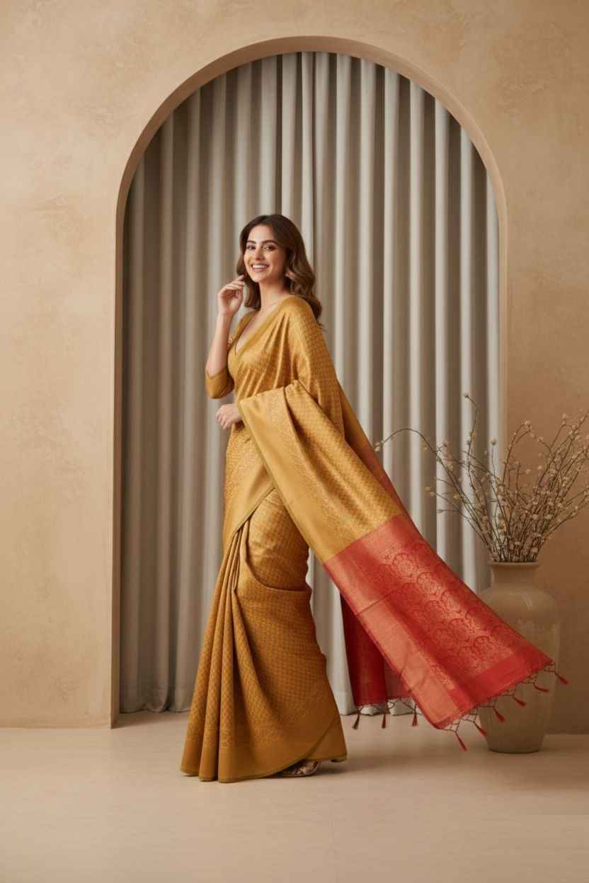 Lightweight Art Silk Ethnic Saree