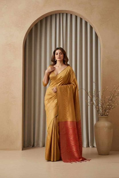 Elegant Festive Art Silk Saree