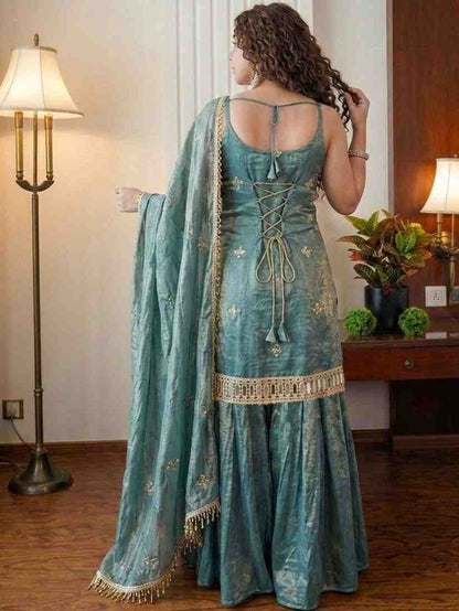 Wedding Wear Fendy Silk Kurta