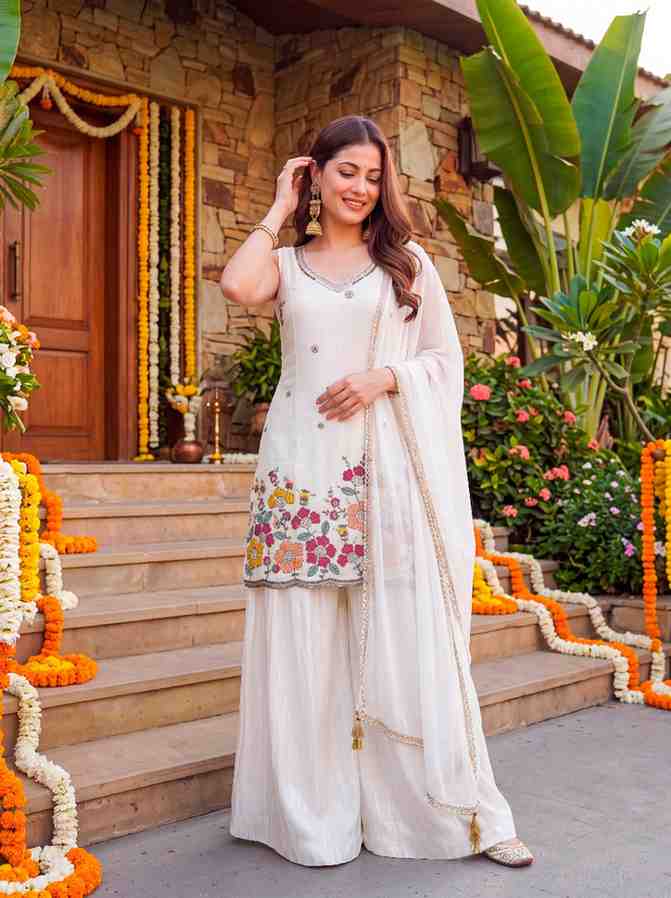 Women's French Crepe Kurta Set