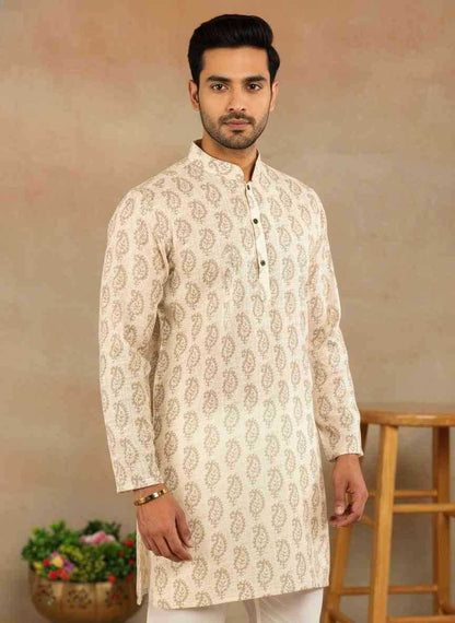 Premium Men's Linen Kurta