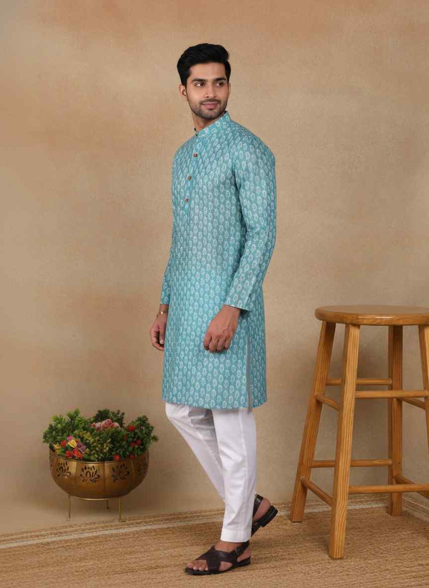 Lightweight Linen Kurta