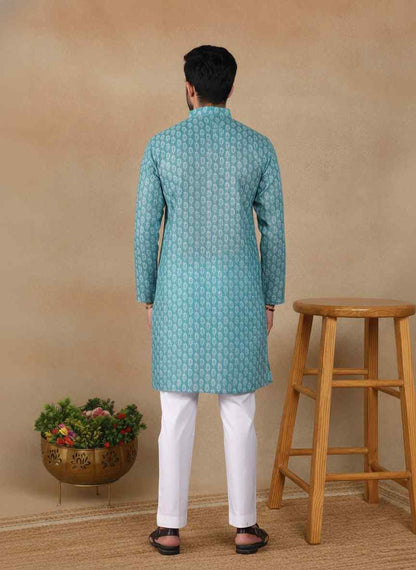 Festive Linen Kurta for Men