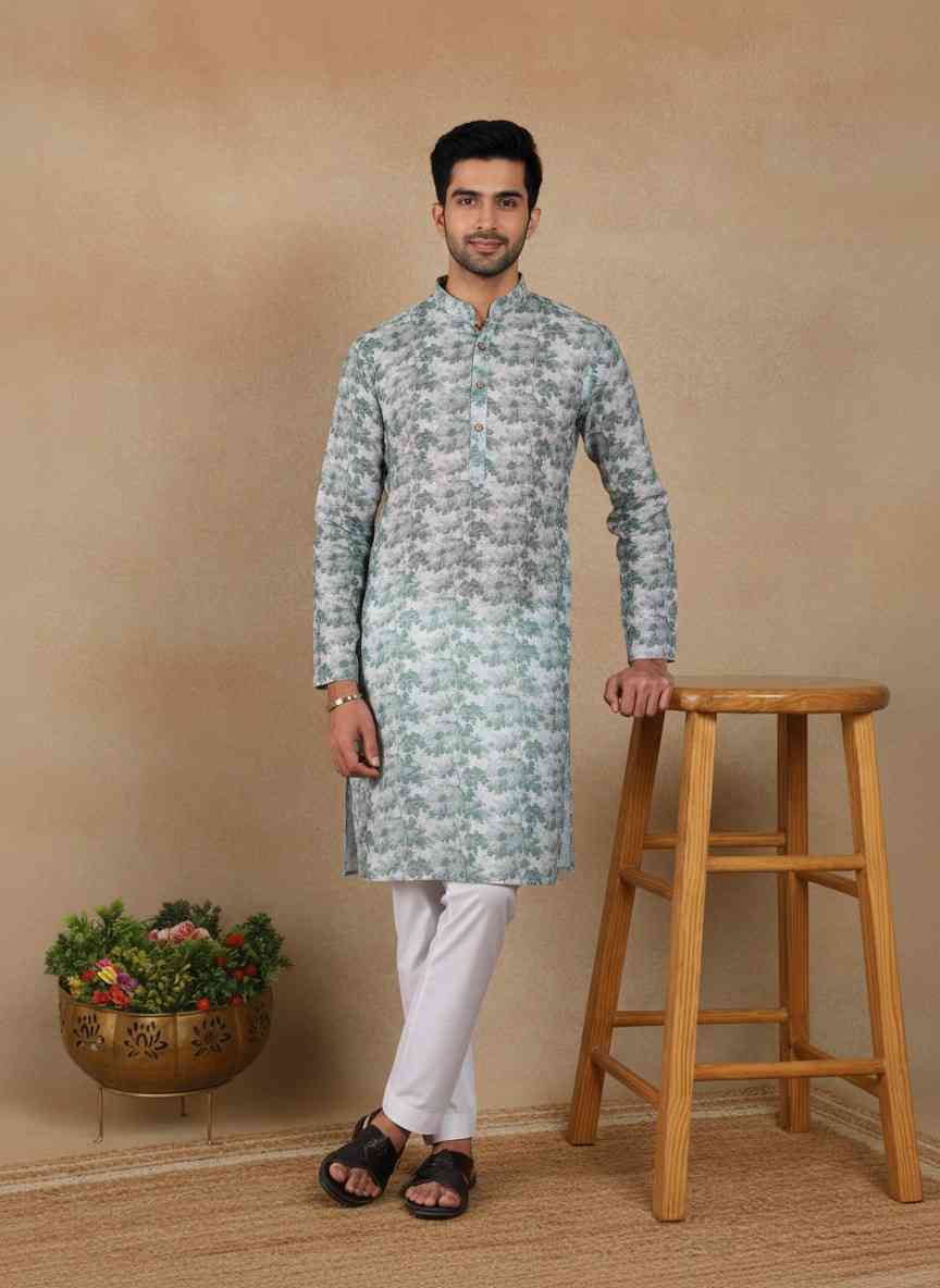Linen Ethnic Kurta for Men