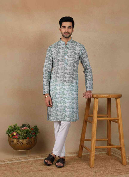 Linen Ethnic Kurta for Men