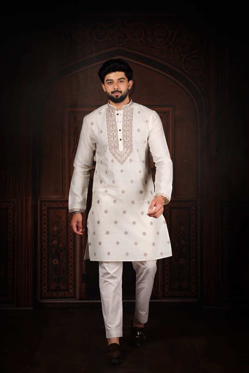 Embroidered Ethnic Kurta