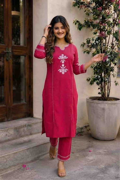 Designer Embroidered Kurta Outfit