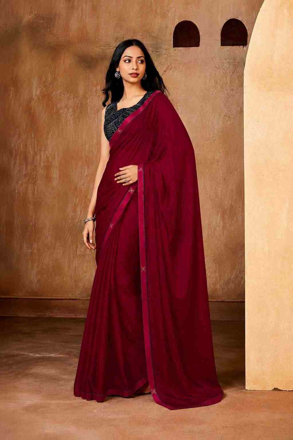 Chic Georgette Designer Drape
