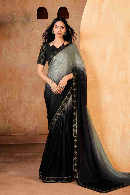 Georgette saree with blouse piece