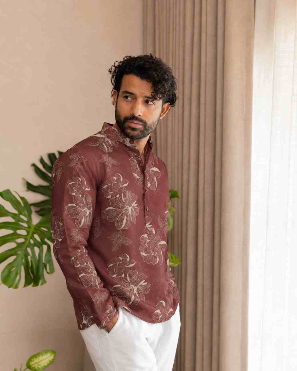Designer printed ethnic wear for men's festive collection