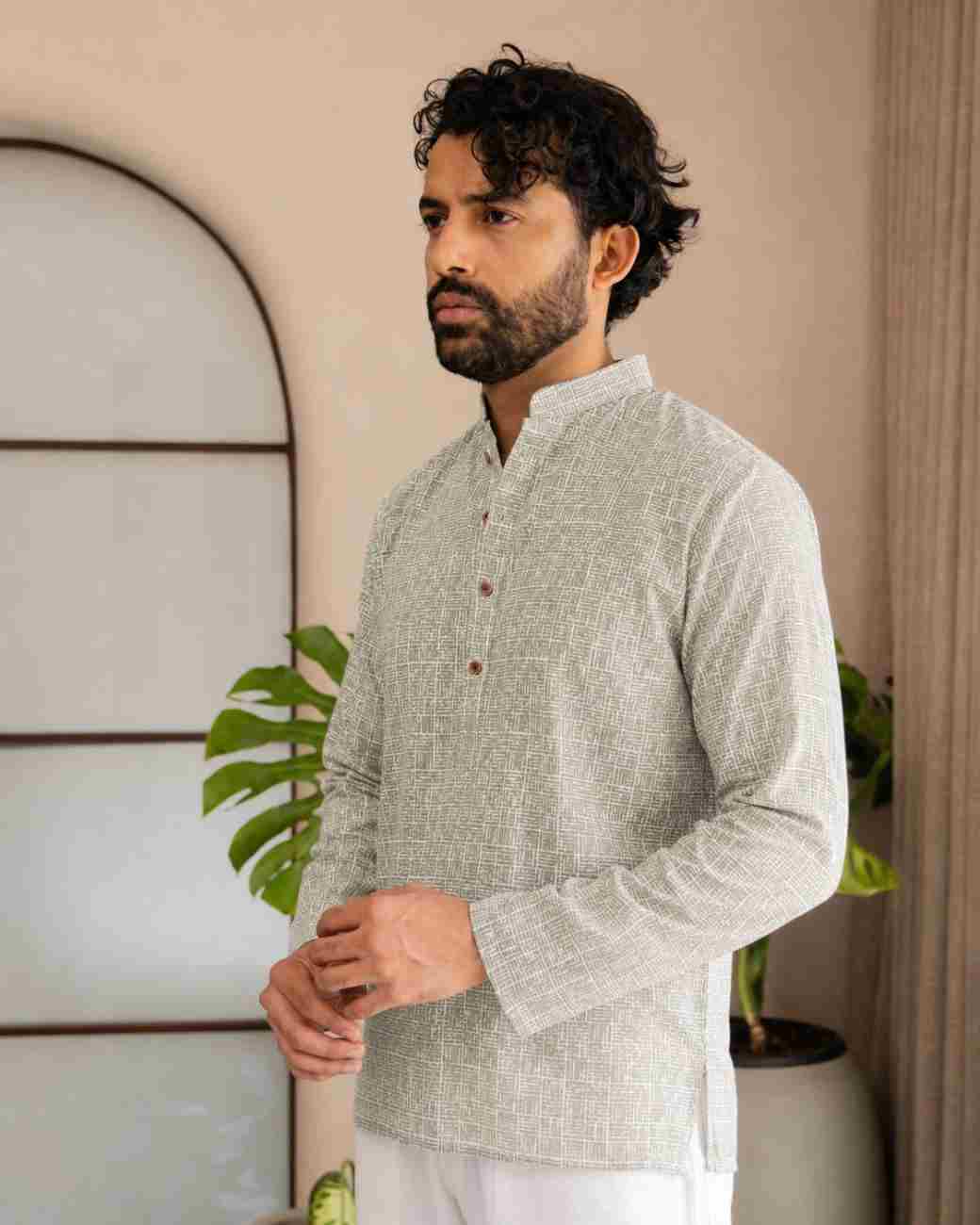 Designer printed menswear for family functions