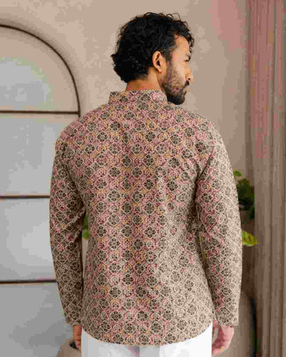 Elegant designer printed wear for men's festive wardrobe