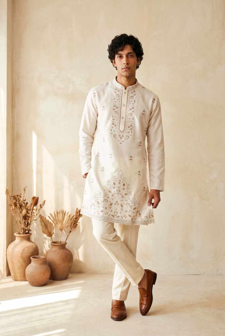 Elegant embroidered ethnic wear for men for special occasions