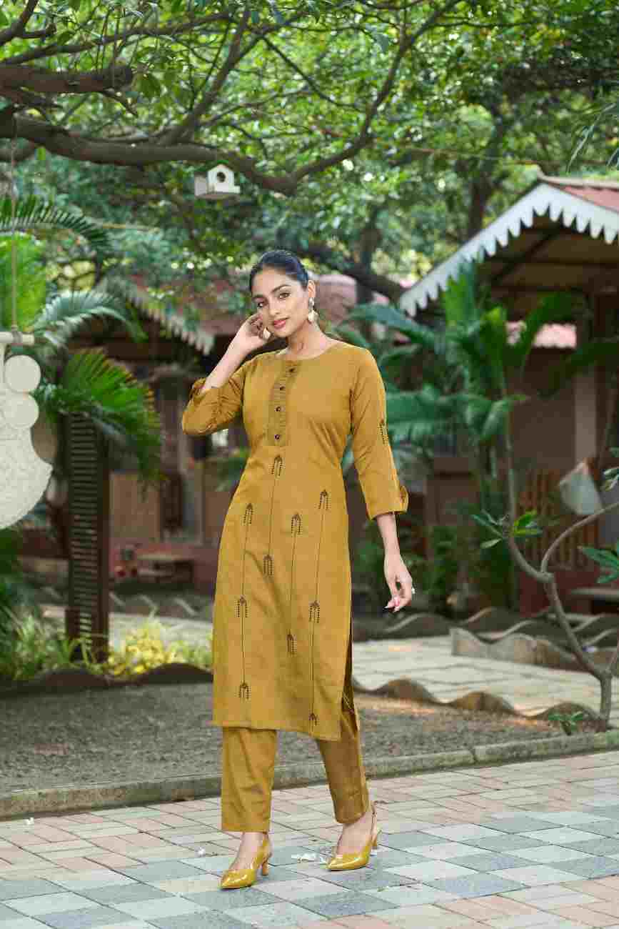 Designer Roma silk outfit with beautiful embroidery