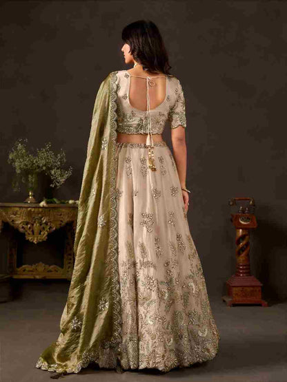 Women's Fendy ethnic wear with decorative thread embroidery