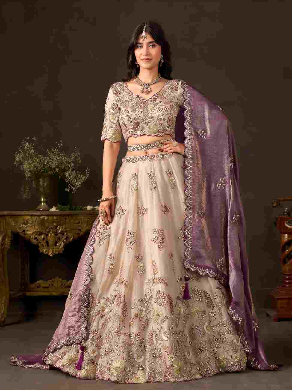 Designer ethnic wear with sequin and thread work
