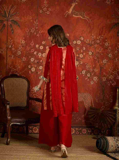 Fendy embroidered outfit for family functions and celebrations