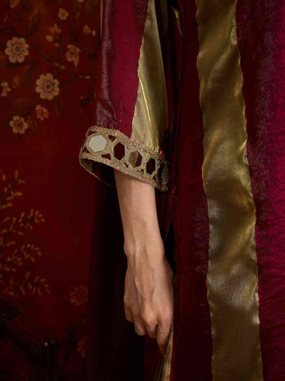 Fendy ethnic suit with embroidery detailing