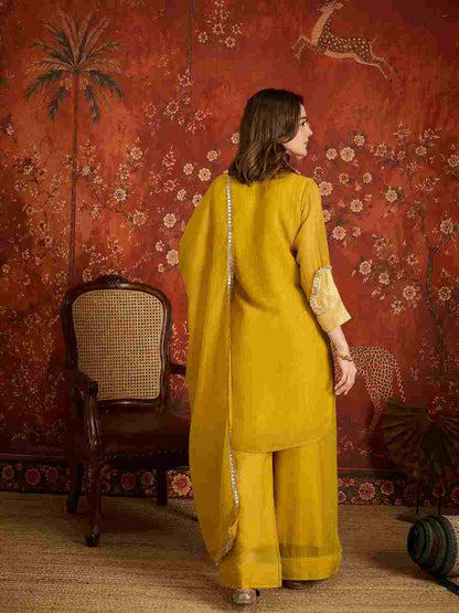 Women's designer embroidery suit in Crunchy collection
