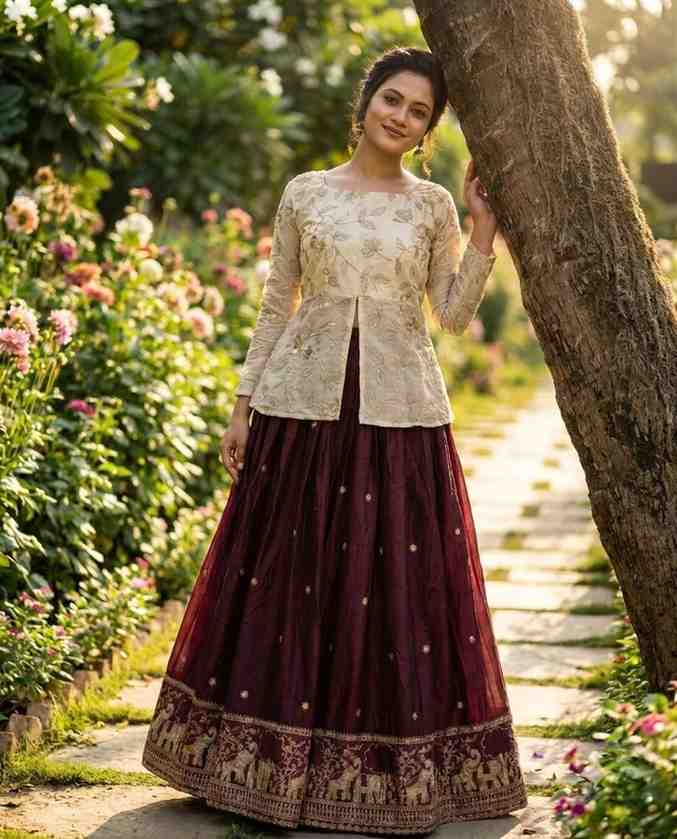 Designer party wear lehenga for women