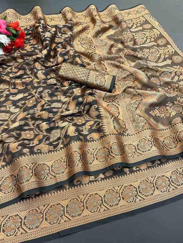 Designer Freehand Saree