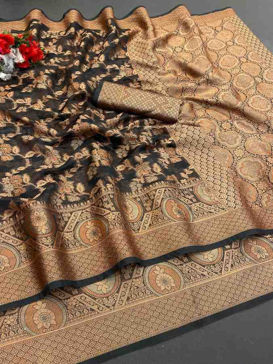 Designer Freehand Saree