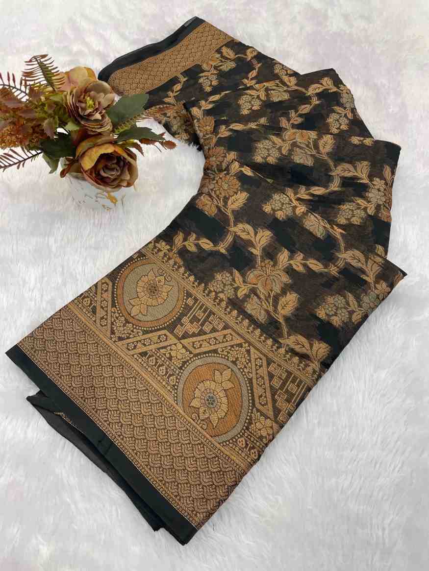 Designer Freehand Saree