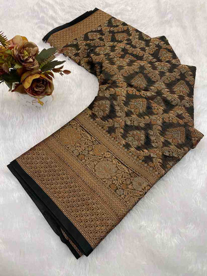 Designer Freehand Saree