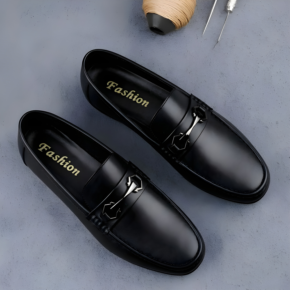 Comfortable men casual loafers with PVC sole