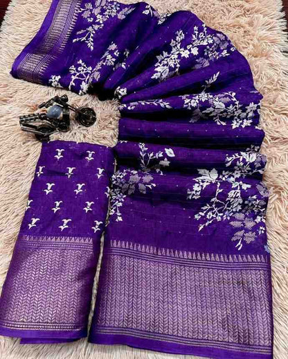 Designer Freehand Saree