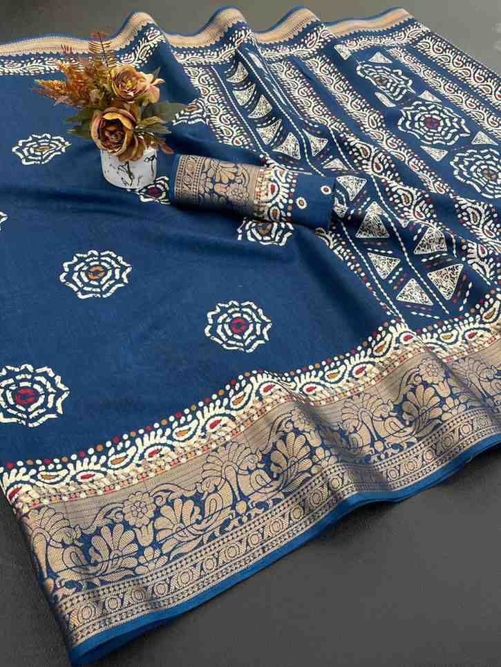 Designer Freehand Saree