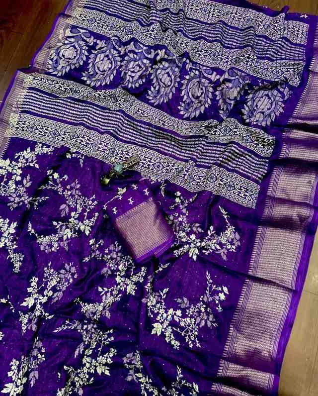 Designer Freehand Saree